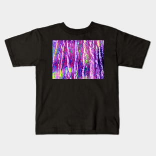 Elm Tree Bark, Digitally Enhanced Photo Kids T-Shirt